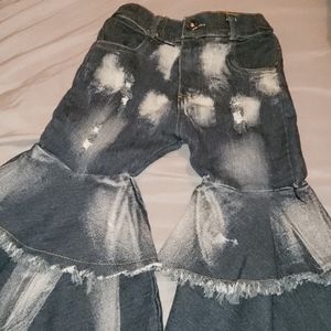 Toddler Boutique Stye Ruffle Jeans